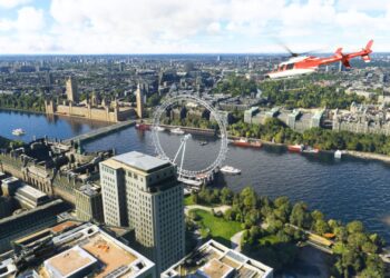 London in Microsoft Flight Simulator