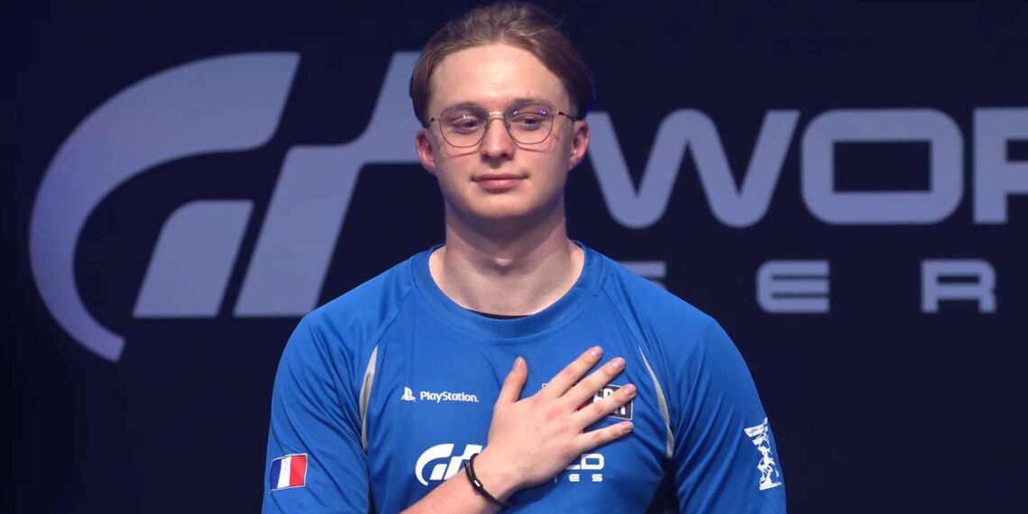 Gran Turismo World Series Kylian Drumont on the Podium of Round 3
