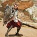A hunter wielding a Charge Blade in Monster Hunter Wilds