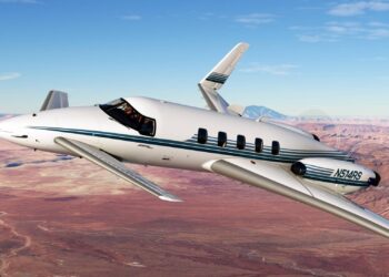 Beechcraft Starship in Microsoft Flight Simulator