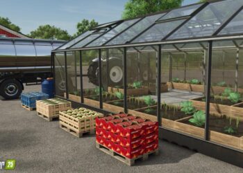 greenhouse pallets Farming Simulator 25