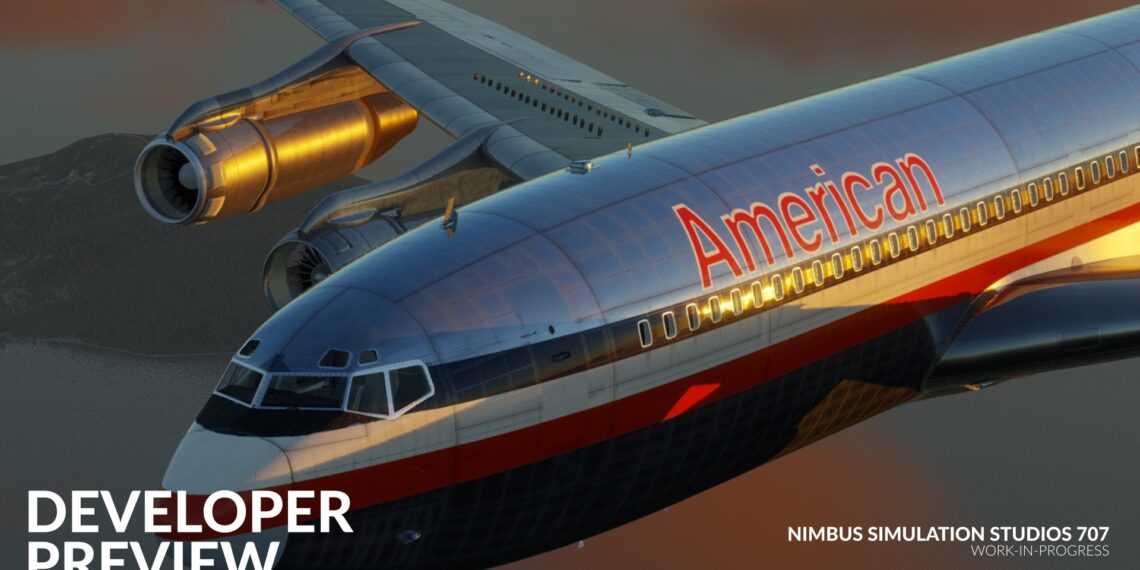 Boeing 707 in X-Plane