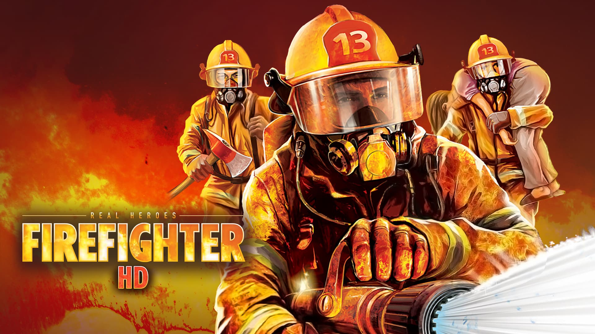 key art for Real Heroes Firefighter HD