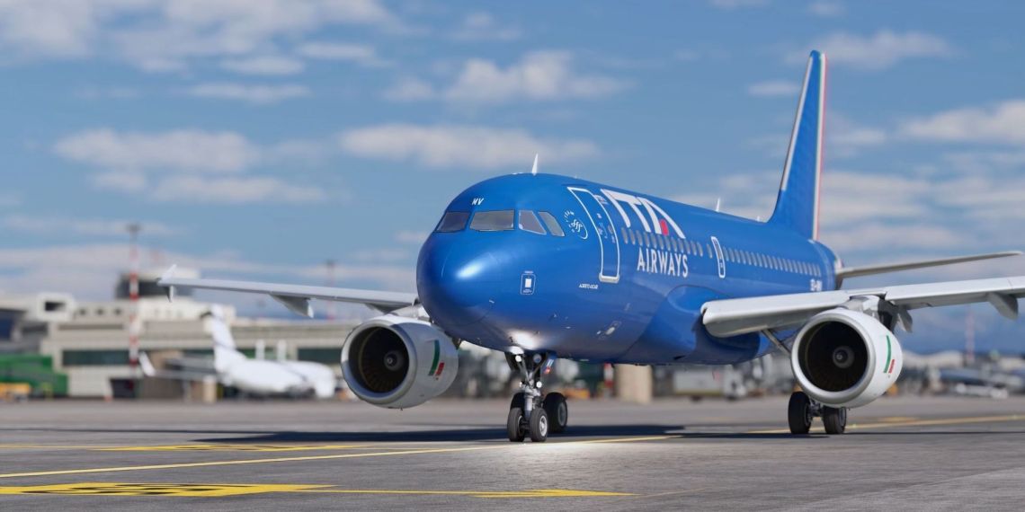 Microsoft Flight Simulator - ITA Airbus A320 at Milan Malpensa Airport