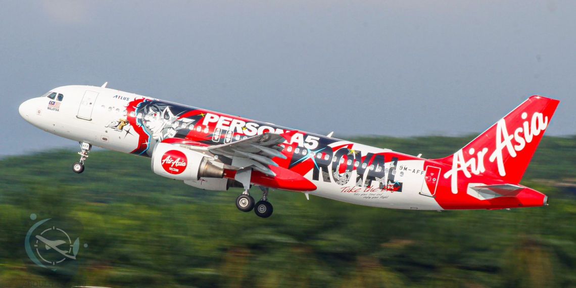 AirAsia Persona 5 Royal Airbus A320