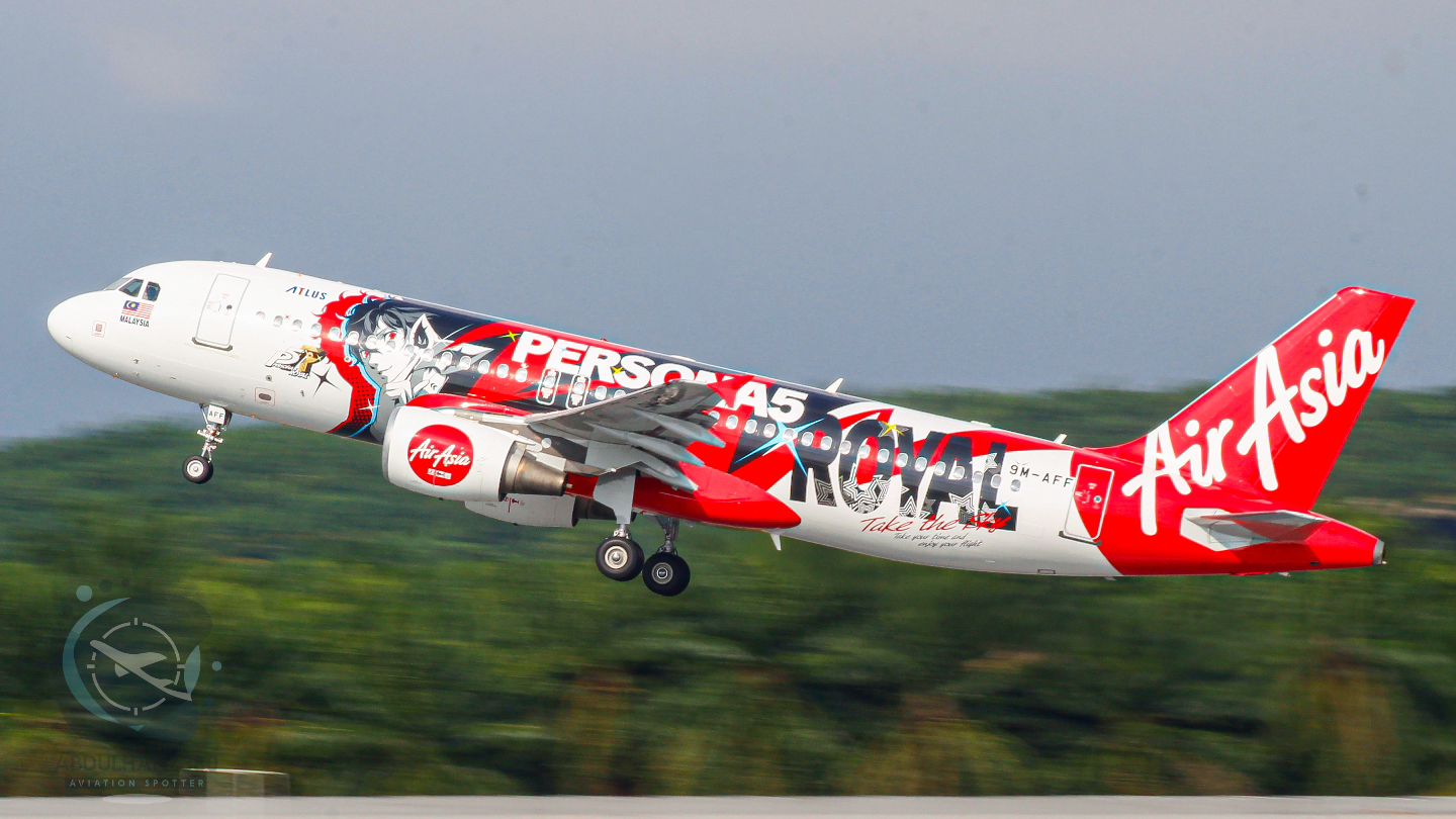 AirAsia Persona 5 Royal Airbus A320