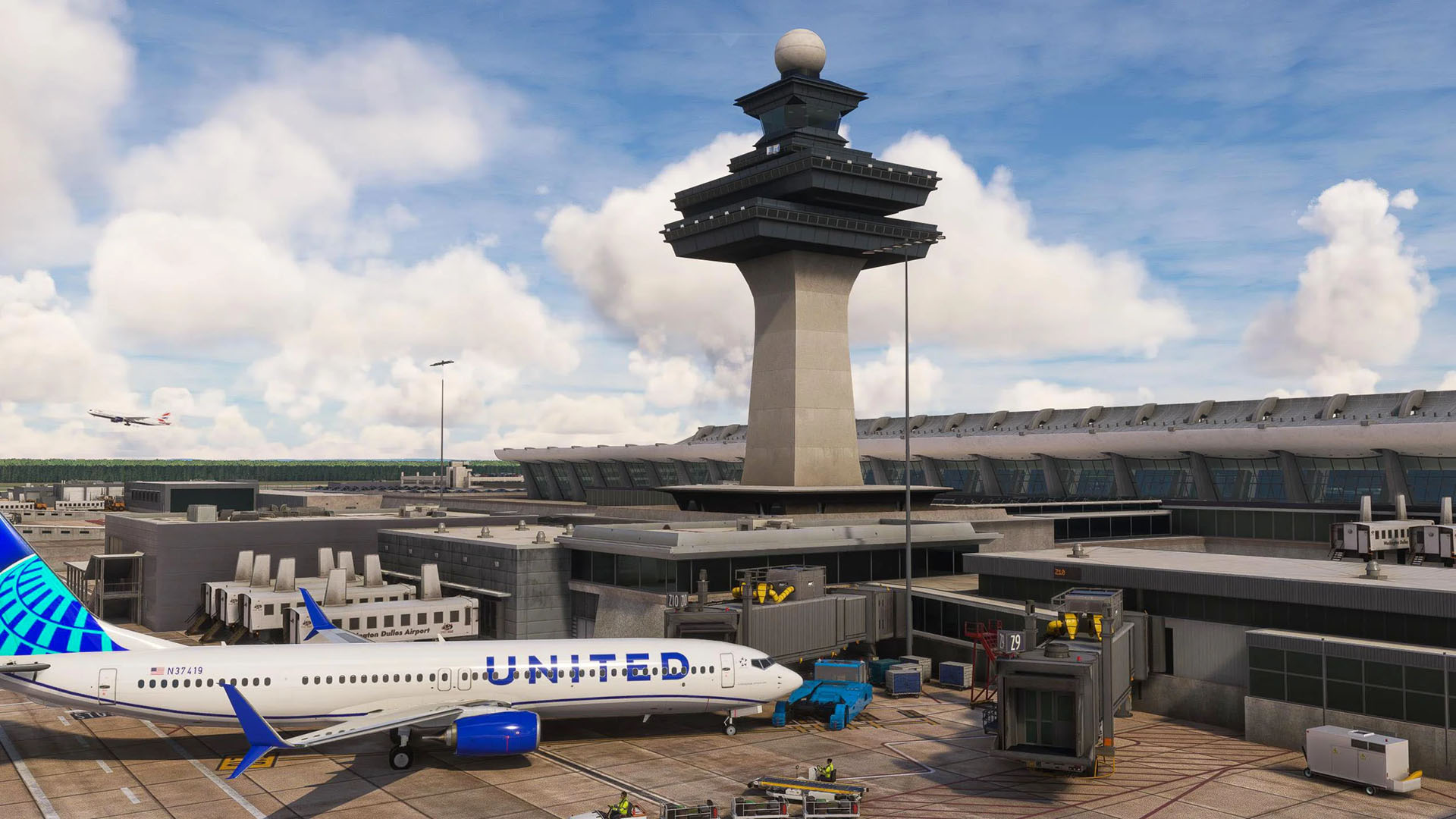 MSFS Washington Dulles by Amsim and Beautiful Model of the World