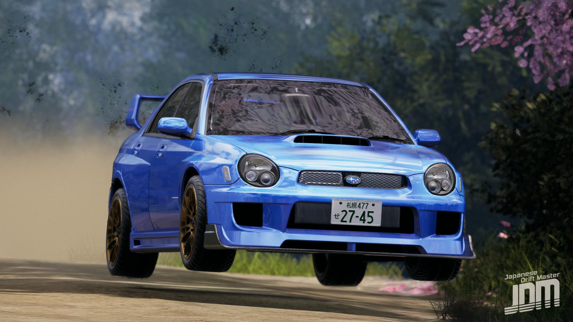 blue car JDM Japanese Drift Master