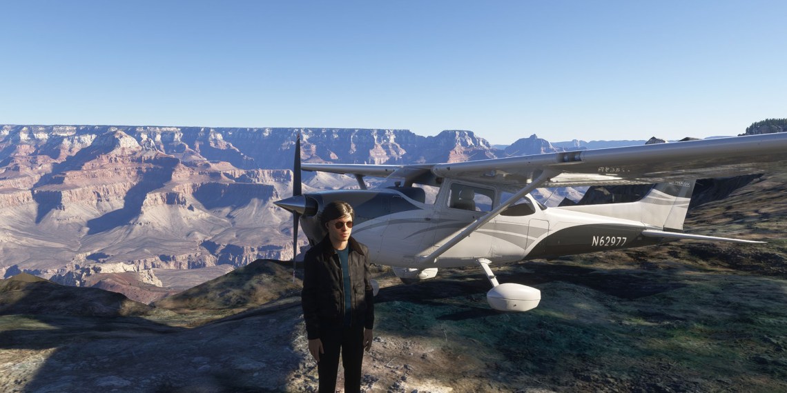 Microsoft Flight Simulator Grand Canyon Exit Plane