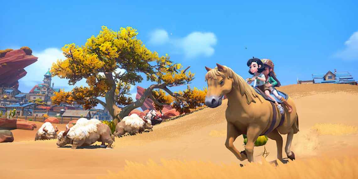 riding horse in My Time at Sandrock