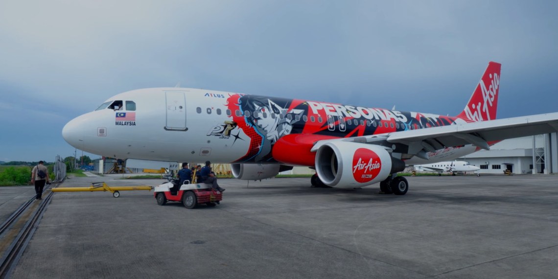 Persona 5 Royal Airbus A320 AirAsia