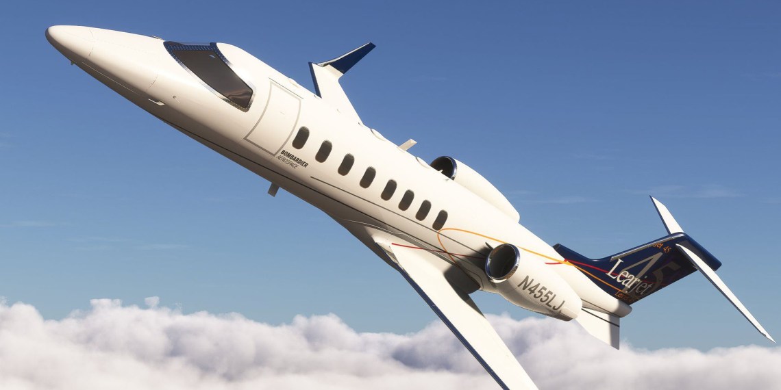 Microsoft Flight Simulator LearJet 45