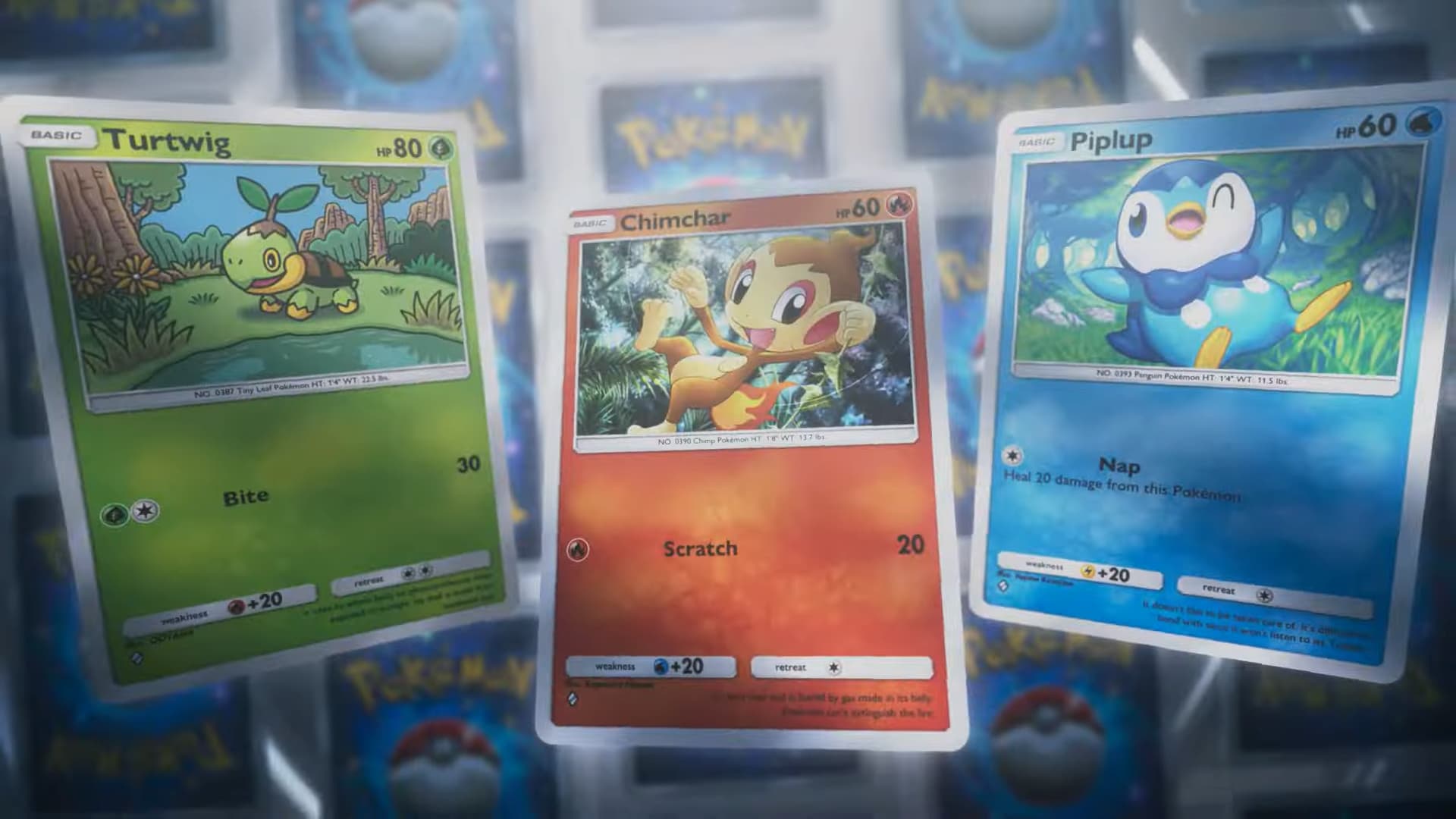 Sinnoh starters Pokemon TCG Pocket