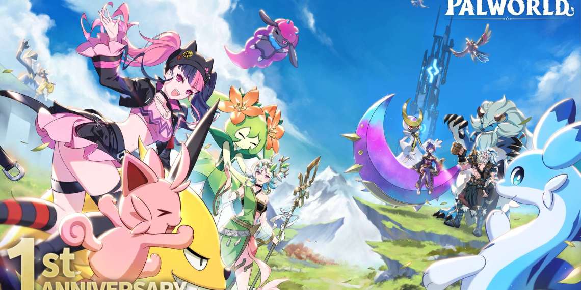 Palworld First Anniversary Art