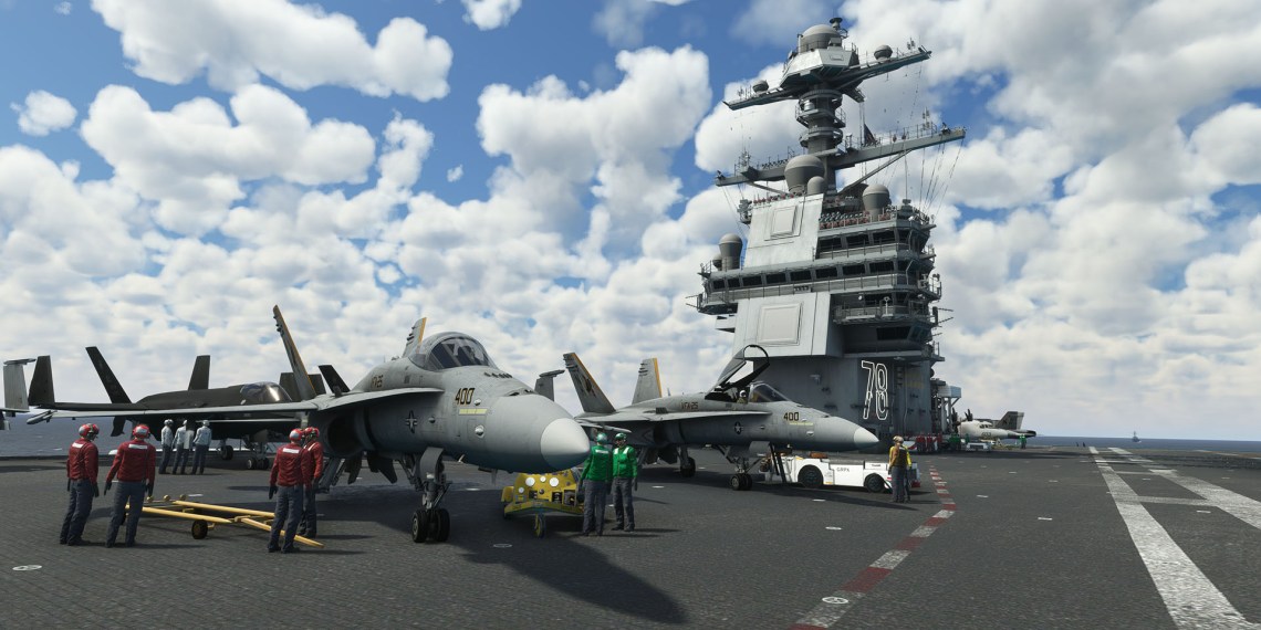 Microsoft Flight Simulator Supercarrier