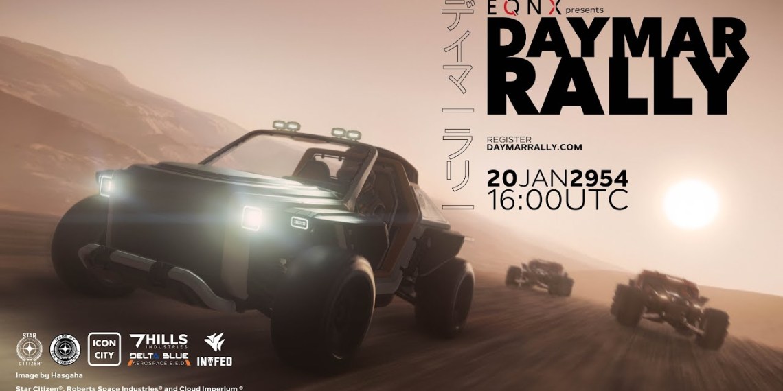 The poster of the Daymar Rally in Star Citizen