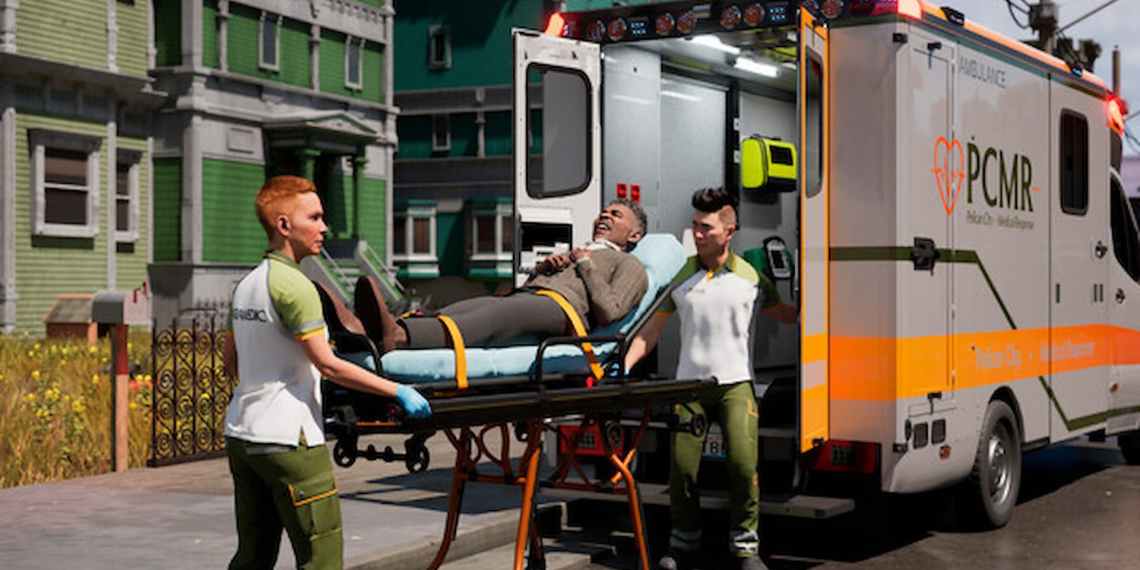 loading patient in ambulance Ambulance Life: A Paramedic Simulator