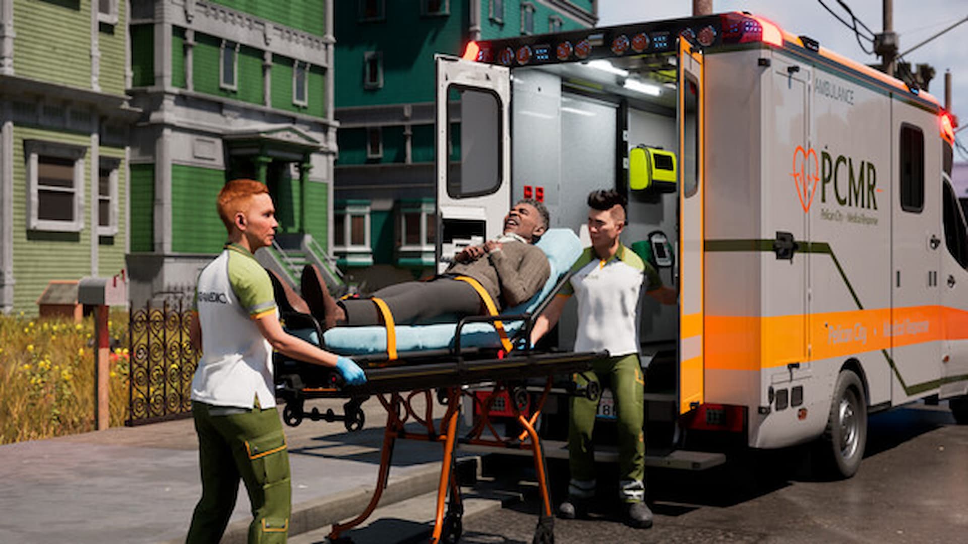 loading patient in ambulance Ambulance Life: A Paramedic Simulator