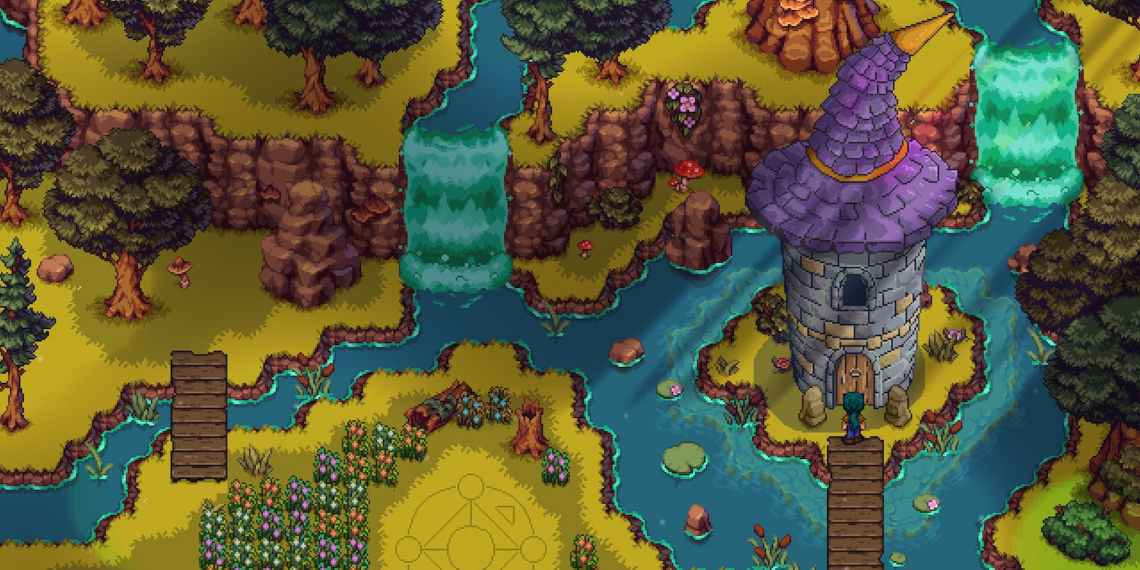 landscape in Dreaming Isles