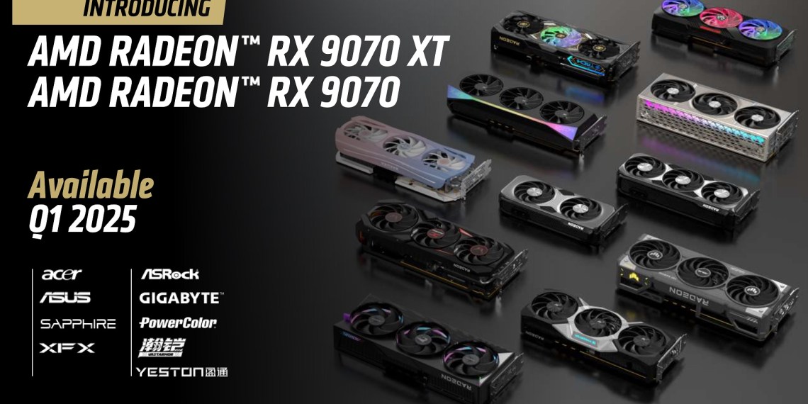 AMD Radeon RX 9070 Graphics Cards and FSR 4 Announced at CES 2025