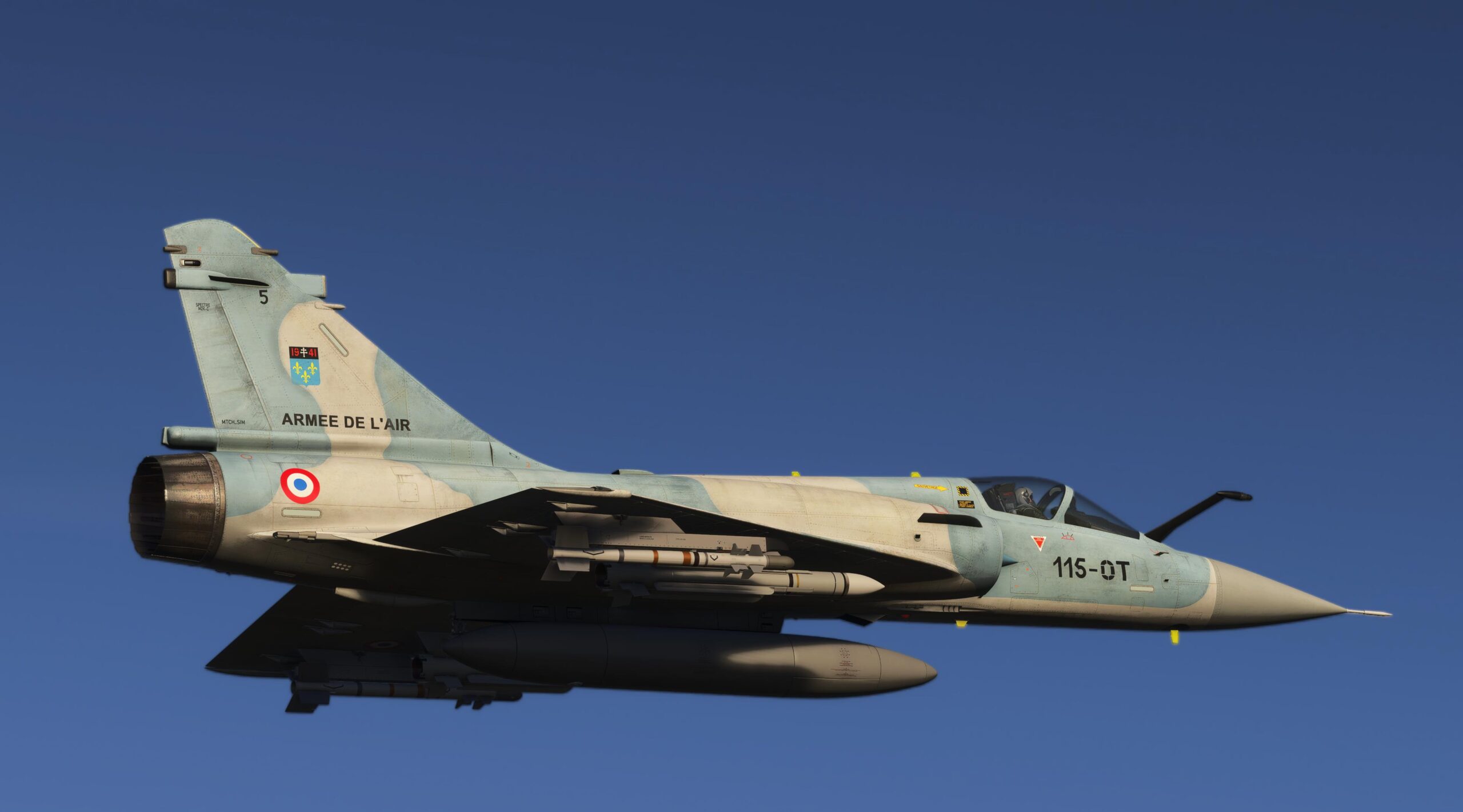 Microsoft Flight simulator Mirage 2000c