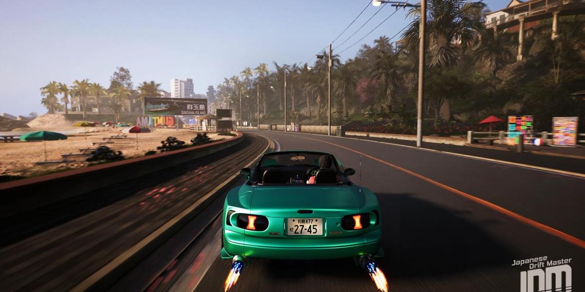 beach driving JDM Japanese Drift Master