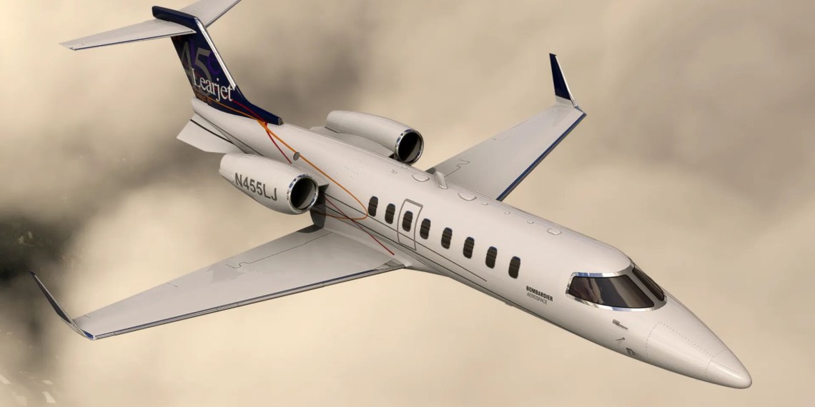 Microsoft Flight Simulator Learjet 45