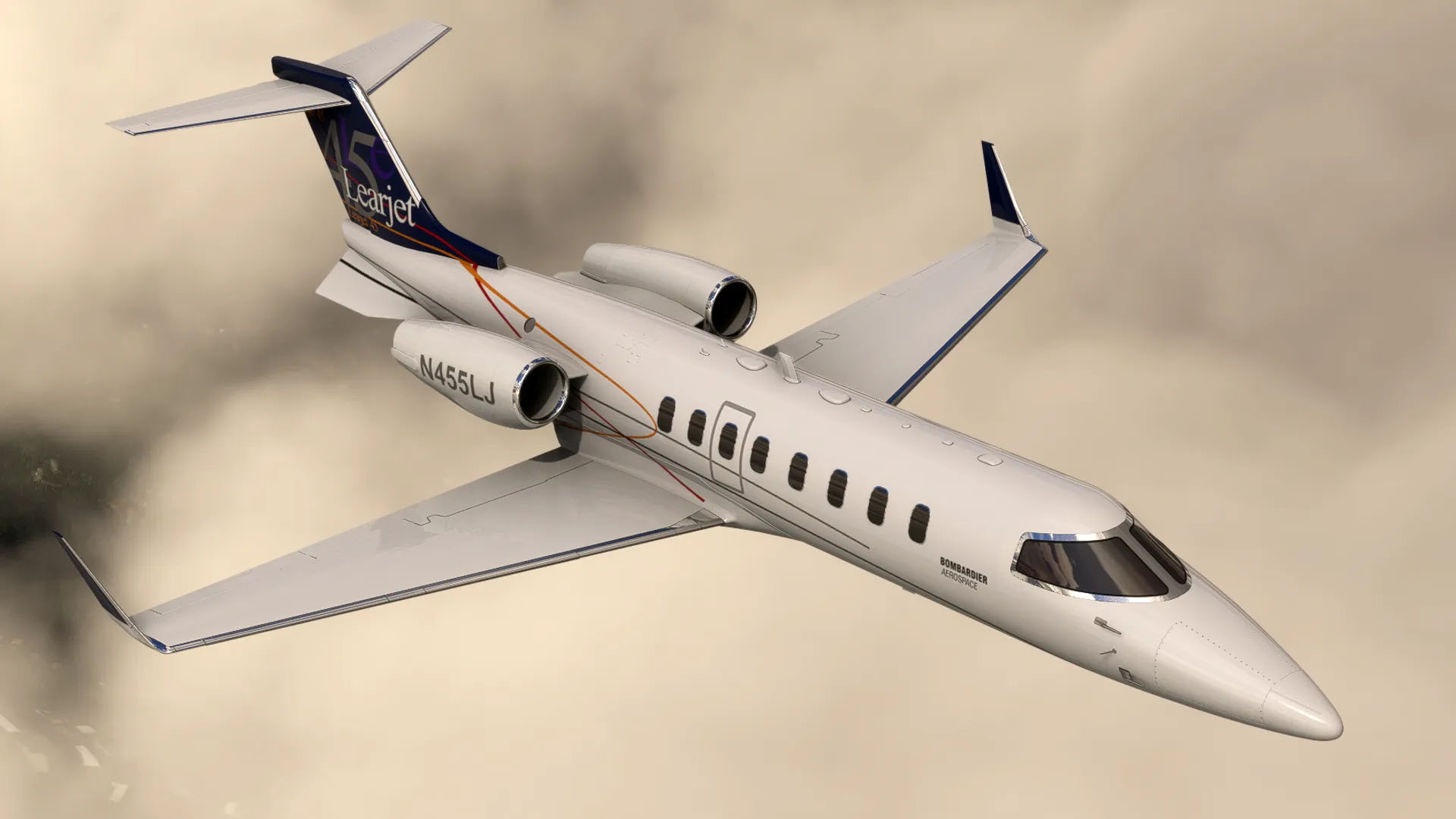 Microsoft Flight Simulator Learjet 45