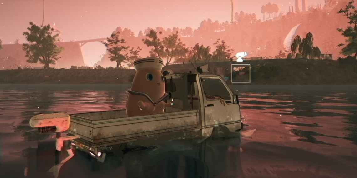 truck in water in Promise Mascot Agency