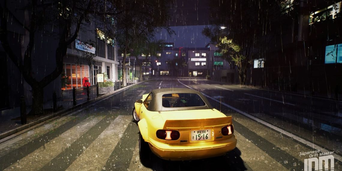 Rain in Japanese Drift Master