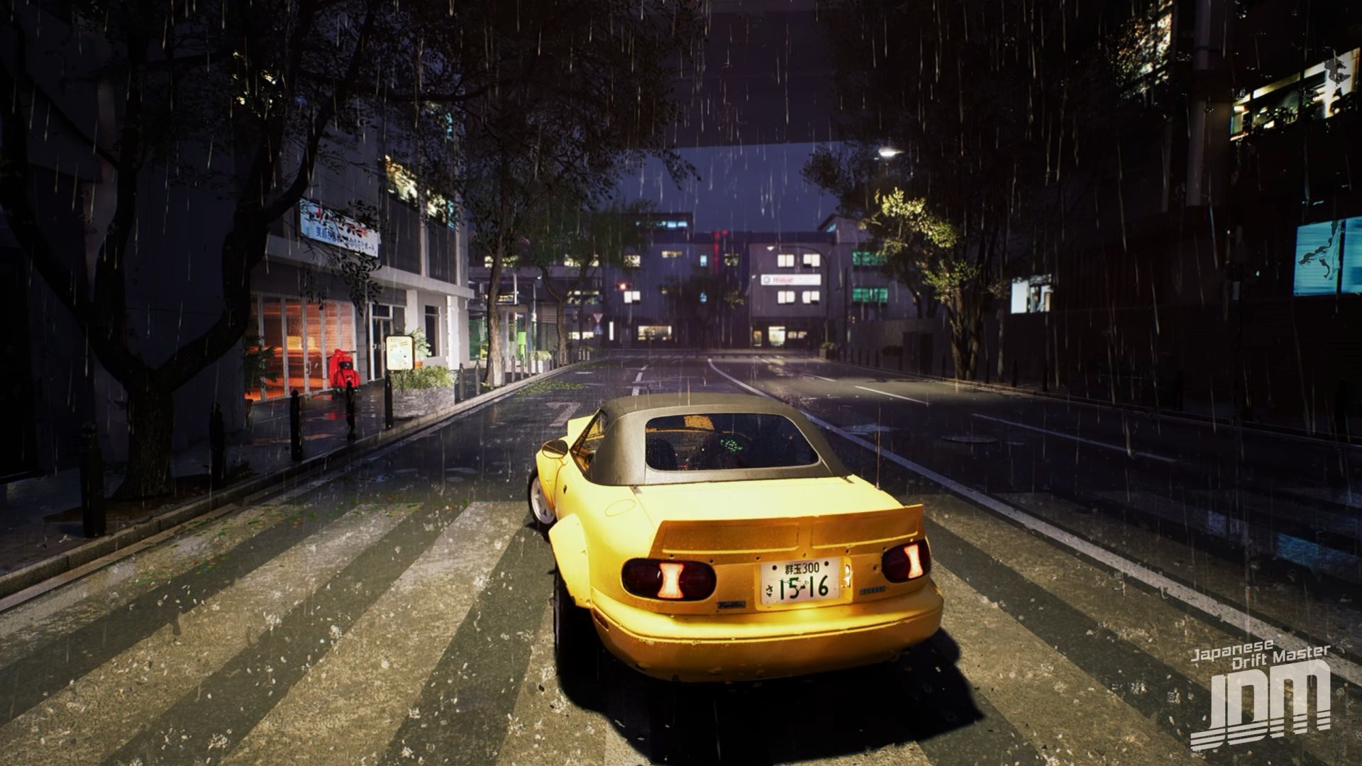 Rain in Japanese Drift Master