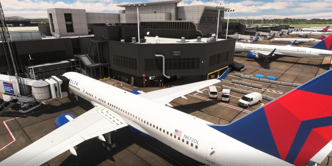 Atlanta Airport by Orbx in Microsoft Flight Simulator