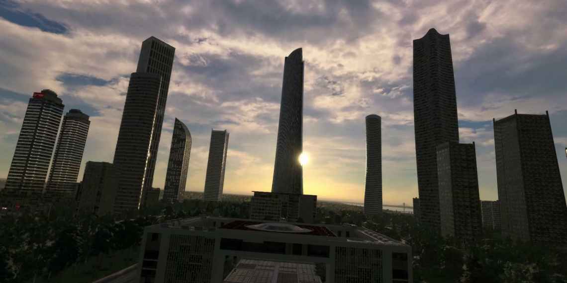 China Region Pack for Cities: Skylines 2 skyscrapers