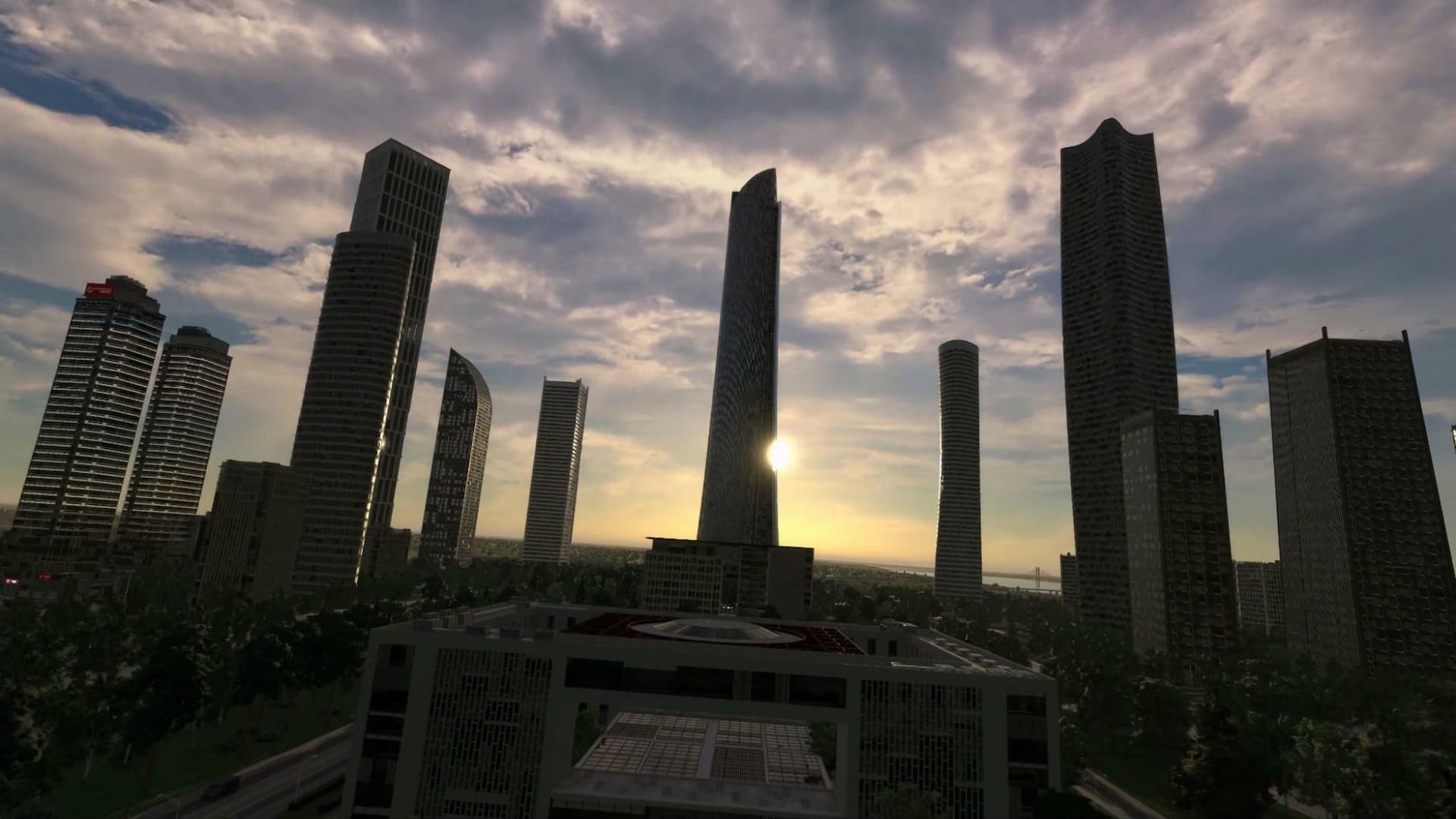 China Region Pack for Cities: Skylines 2 skyscrapers