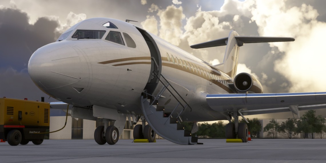 Microsoft Flight Simulator F28 v2