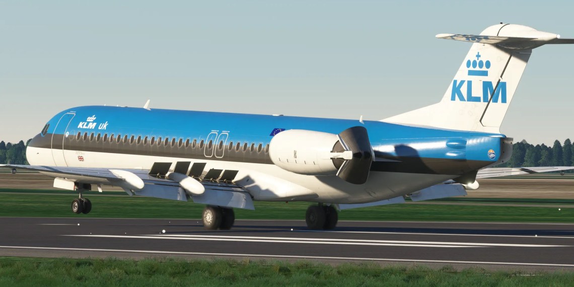 Microsoft Flight Simulator 2024 Fokker F100