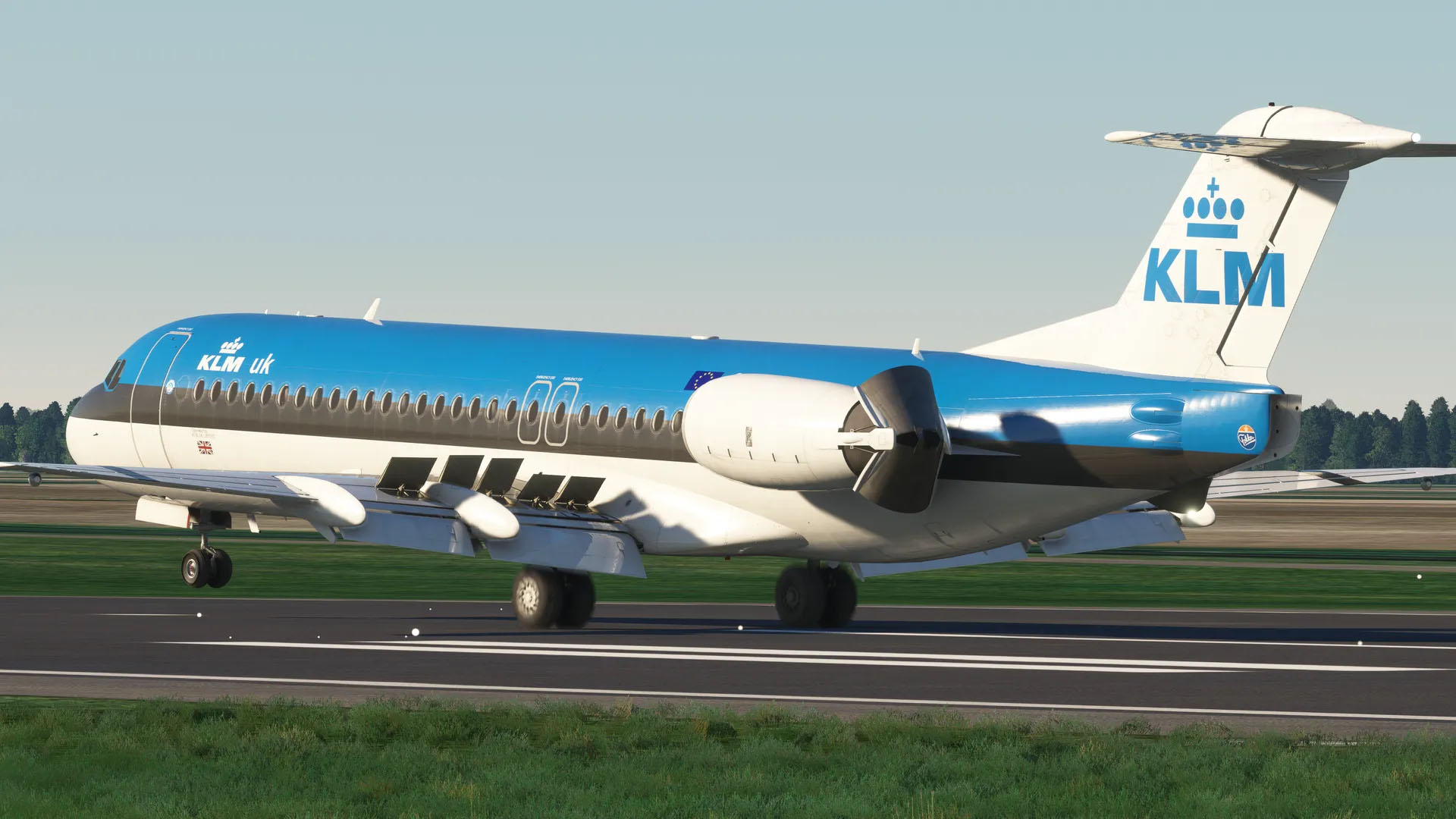 Microsoft Flight Simulator 2024 Fokker F100
