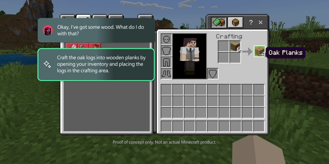 Copilot for Gaming on Minecraft