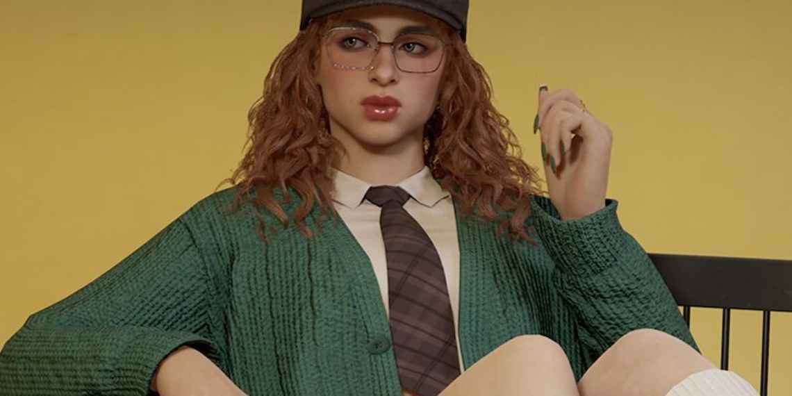 character in cart inZOI