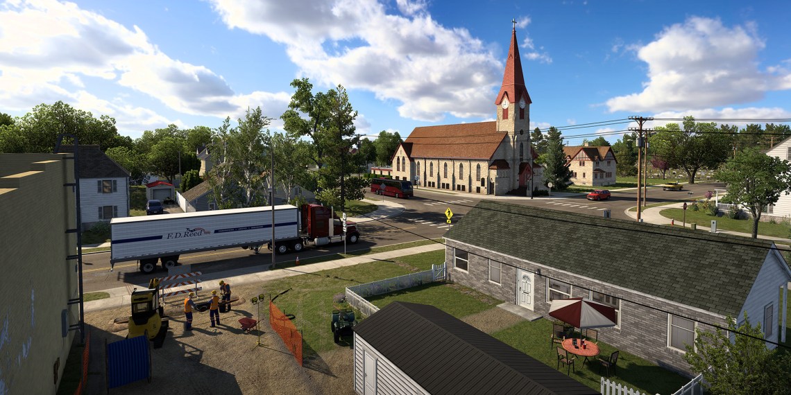 American Truck Simulator Iowa Towns