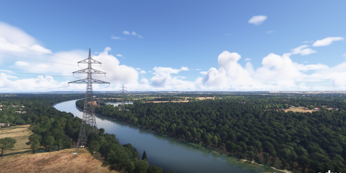Microsoft Flight Simulator Global Power Lines