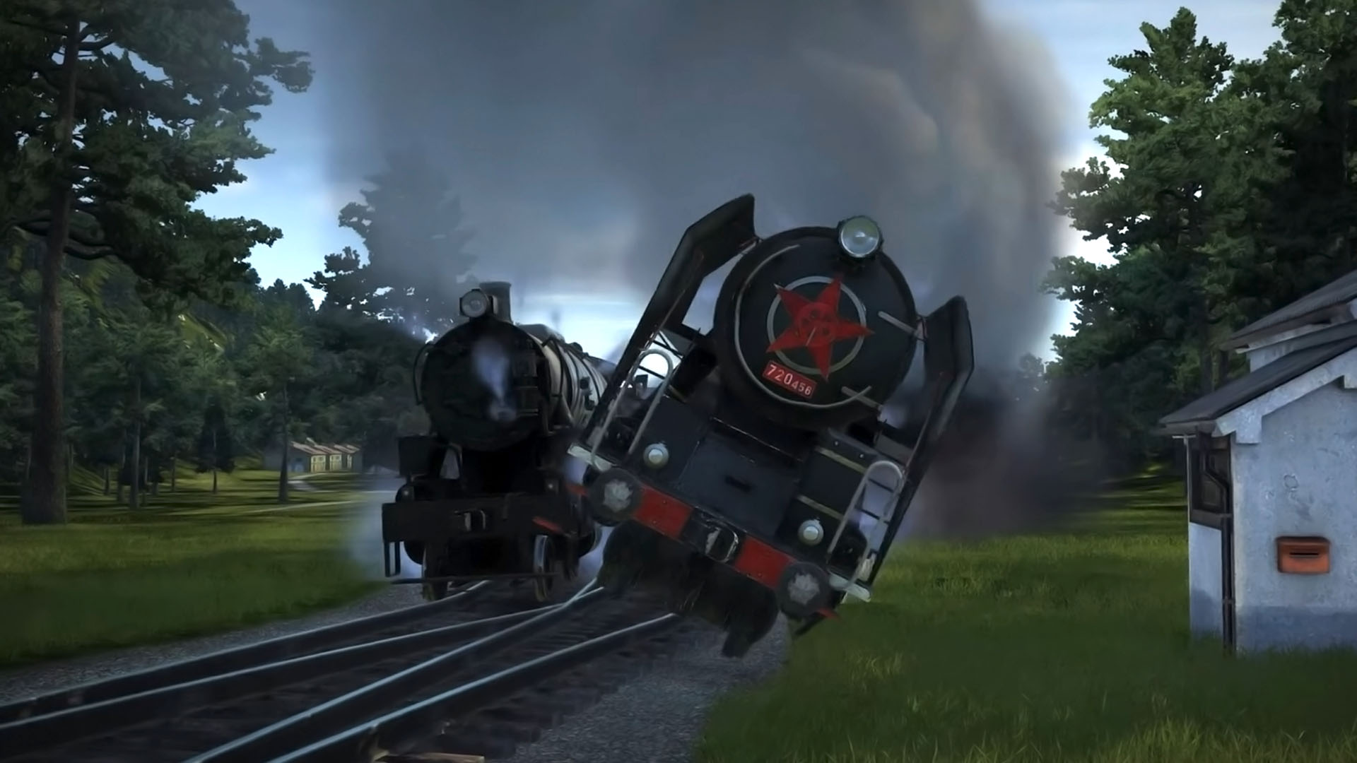 Korea: IL-2 Series Train Crash