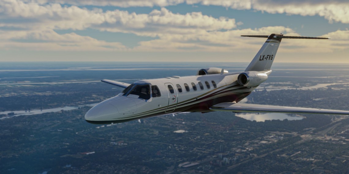Microsoft Flight Simulator Cessna Citation CJ3+