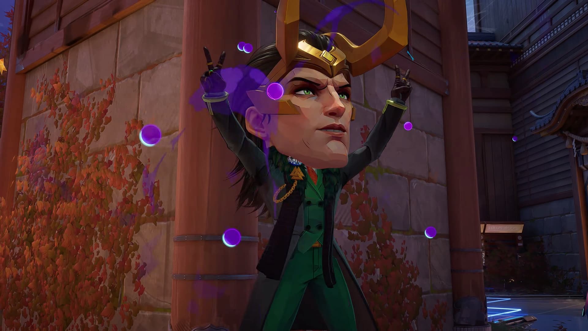 Giant Head Loki in Marvel Rivals