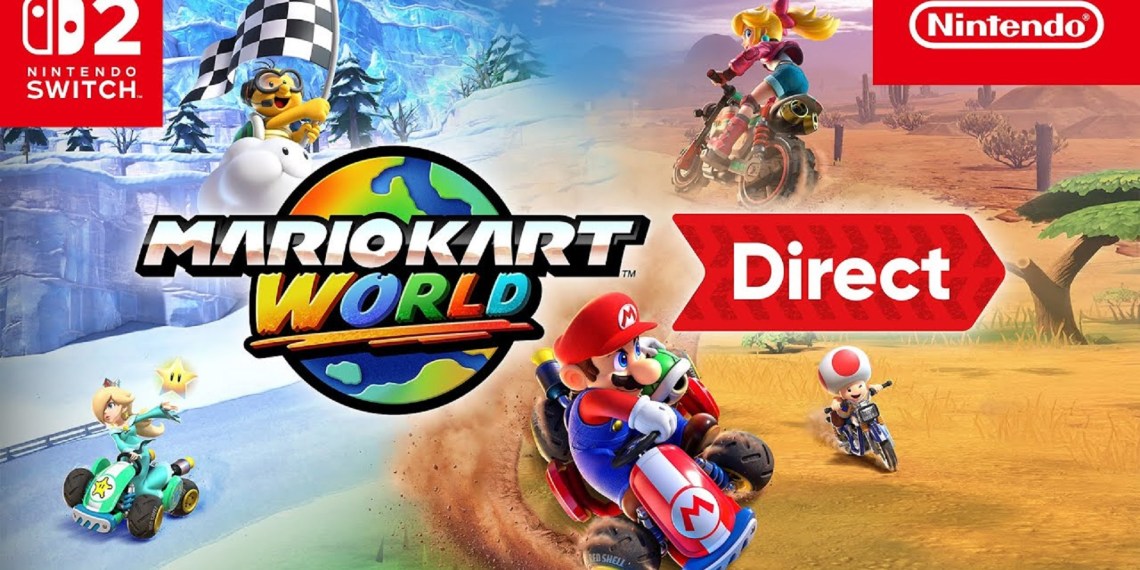 Mario Kart World Direct Announced for Tomorrow