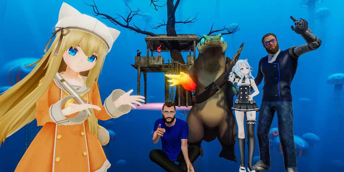treehouse and friends in VRChat