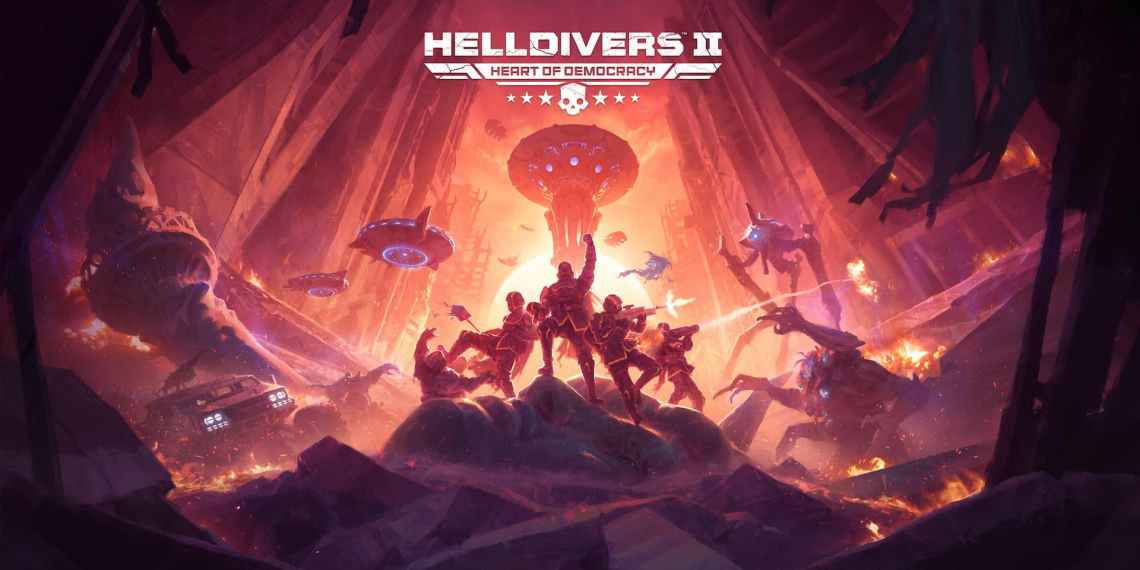 key art for Helldivers 2 Heart of Democracy