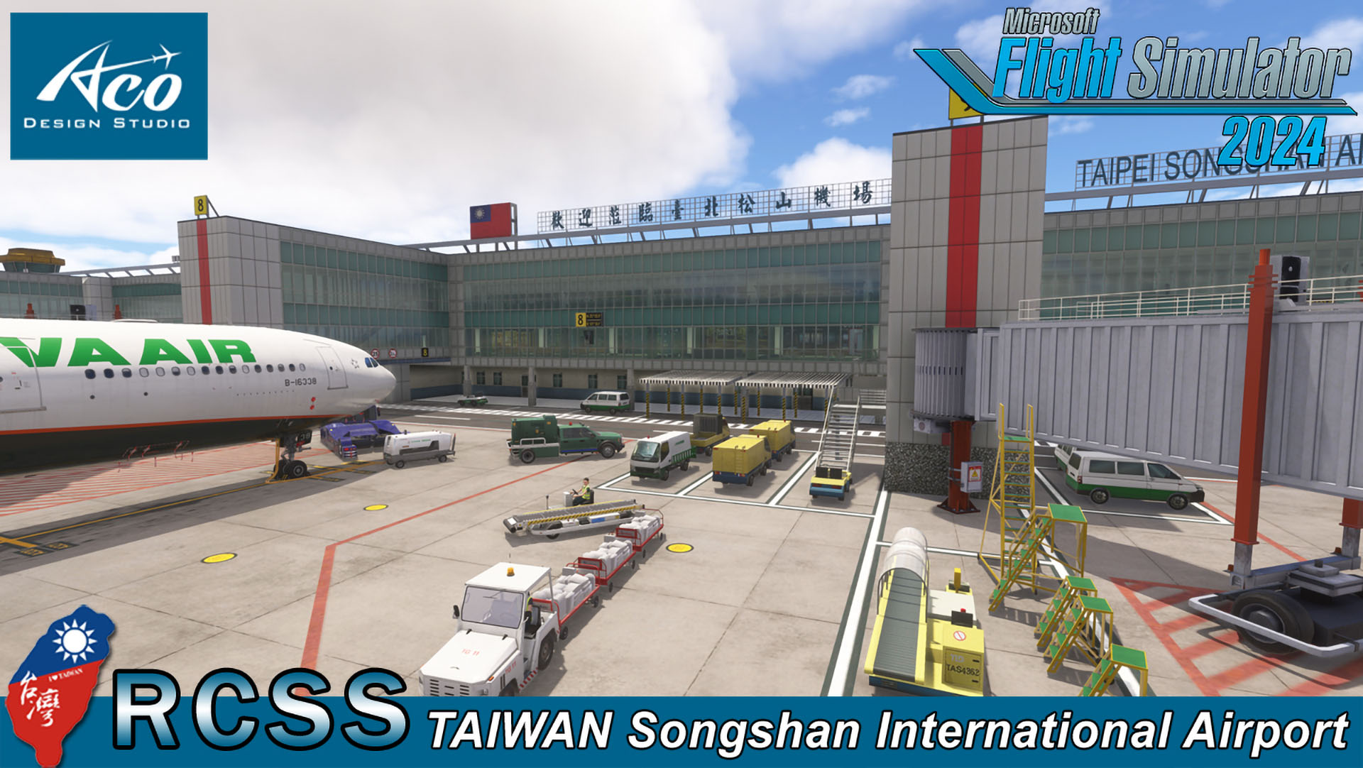 Microsoft Flight Simulator 2024 Taiwan Songshan Airport