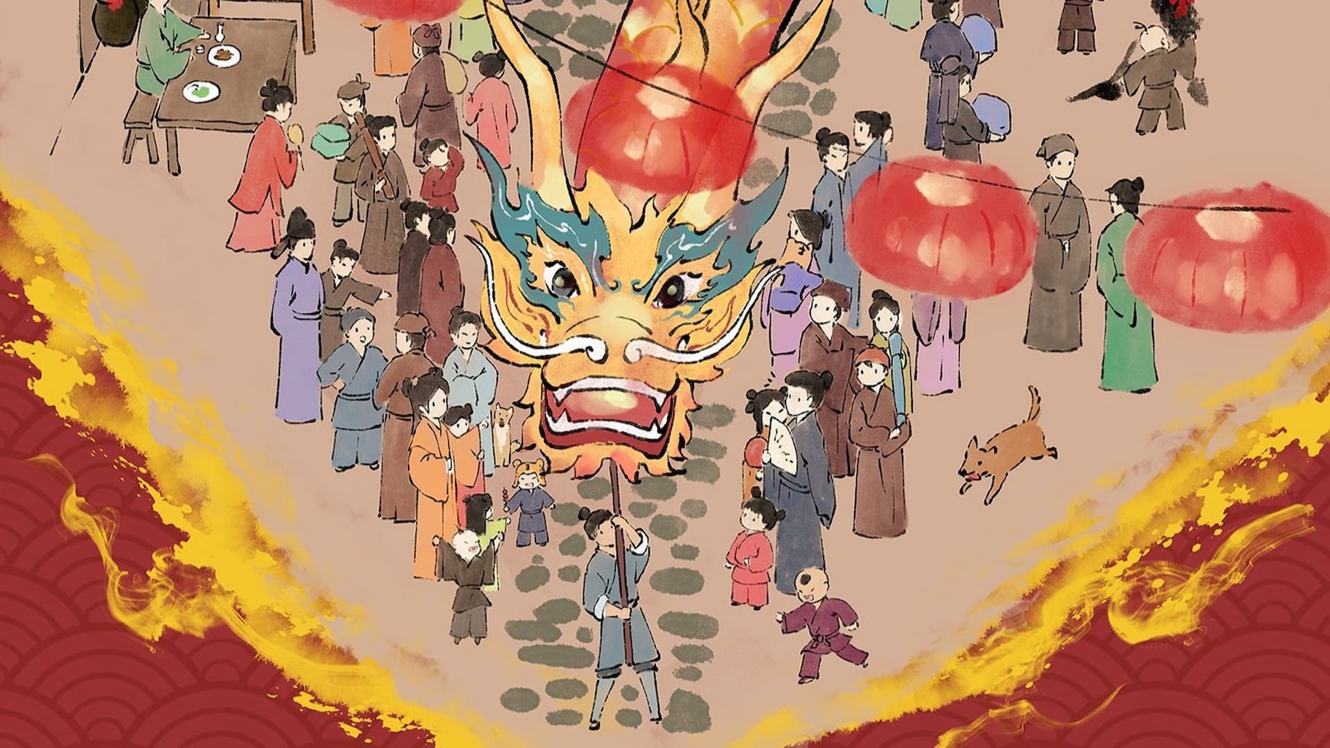 Chinese New Year art for House of Legacy
