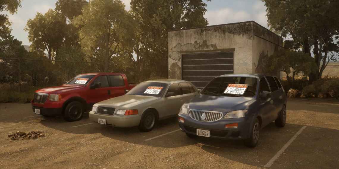 Car Dealer Simulator cars for sale